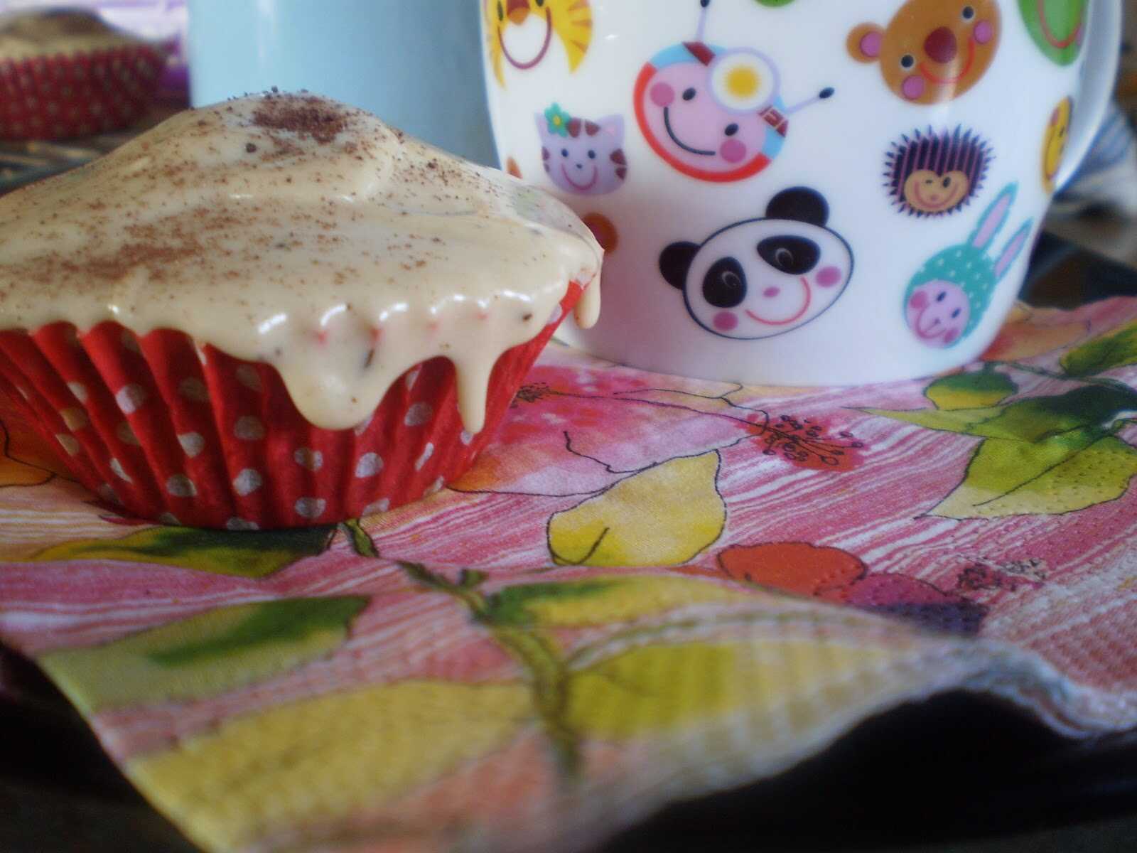 Katie-Boo's Coffee Cupcakes with Latte Frosting